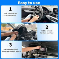 TEKCOOL Car Sunshade Windshield Cover Umbrella