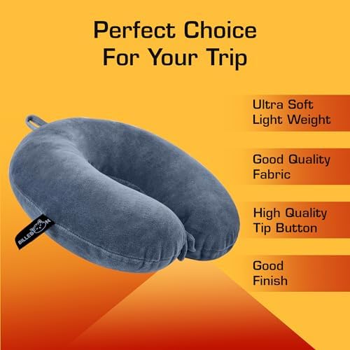 Billebon Premium Grey Neck Pillow