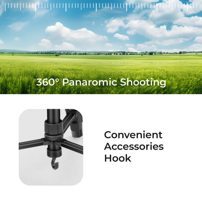 DIGITEK® 67 Inch Foldable Tripod Stand with Phone Holder