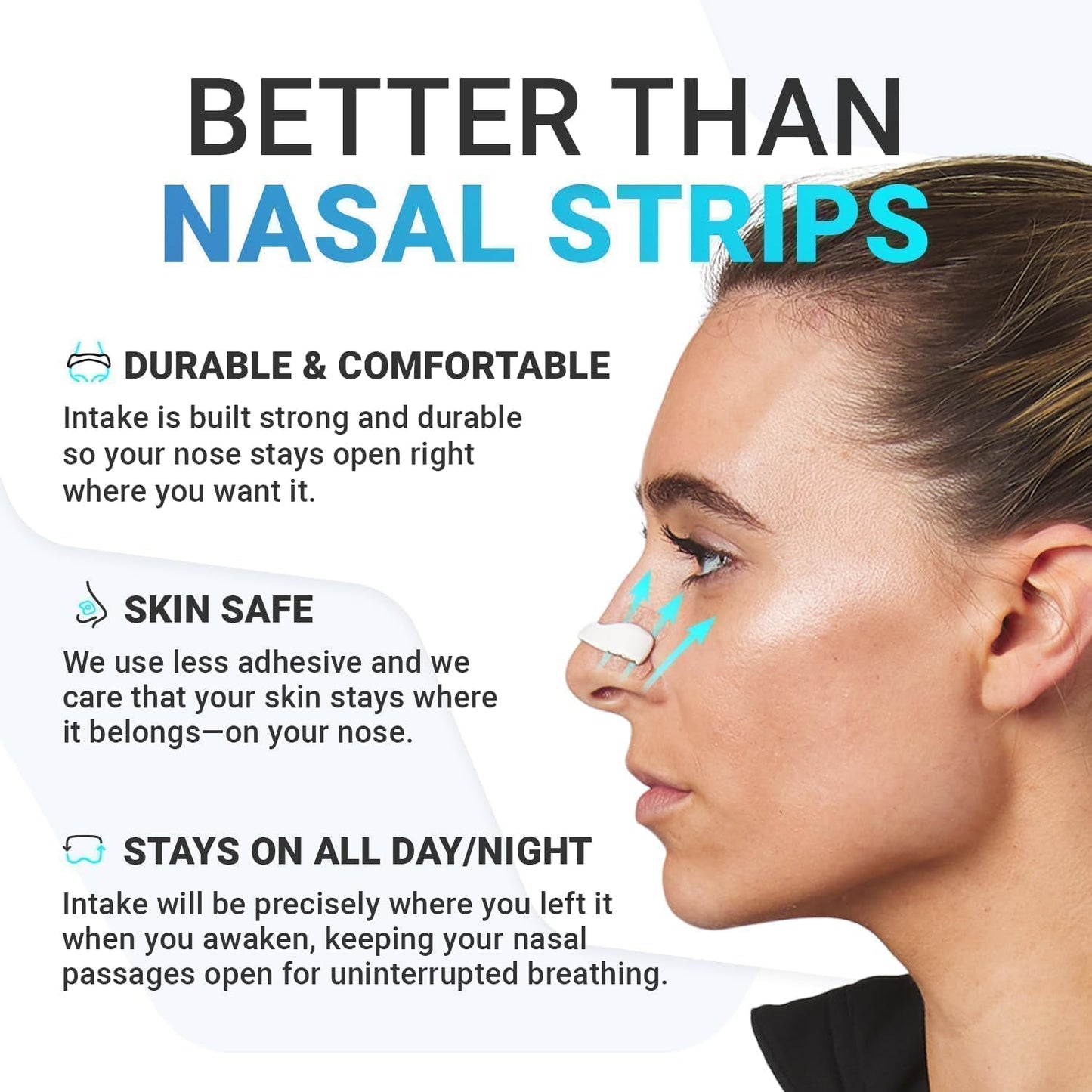 Magnetic Nasal Glue Strips | Breathing Nasal Strip