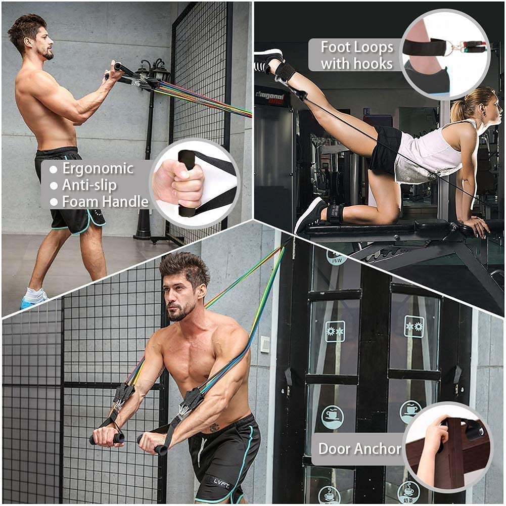 Fashnex Resistance Bands Set for Exercise for Men & Women