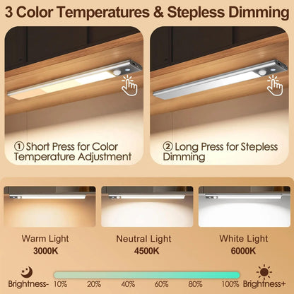 One94Store 40cm Rechargeable Motion Sensor LED Light