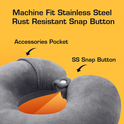 Billebon Premium Grey Neck Pillow