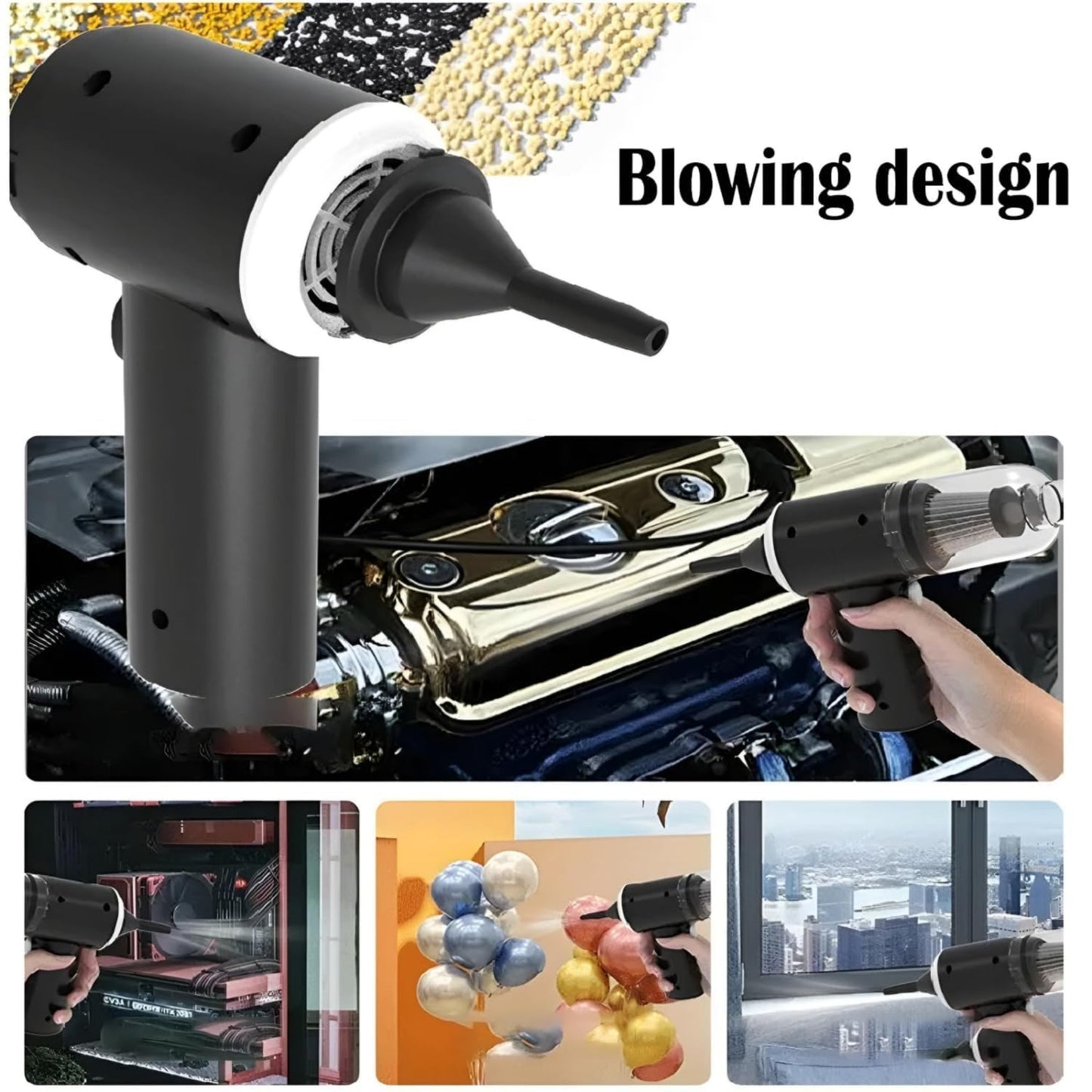 Powerful 3-in-1 Vacuum Cleaner for Car & Home
