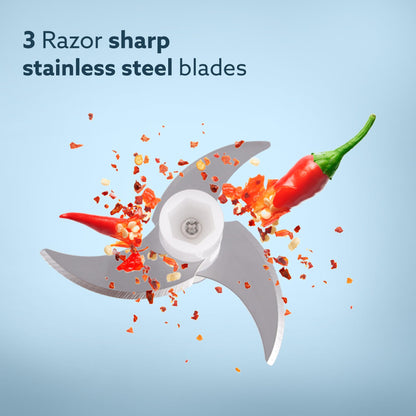 AGARO Elite Rechargeable Mini Electric Chopper