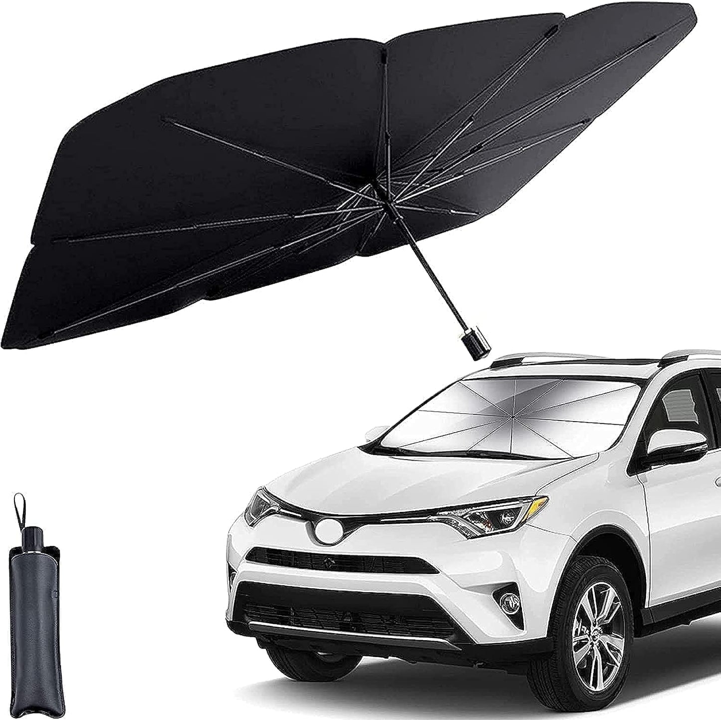 TEKCOOL Car Sunshade Windshield Cover Umbrella