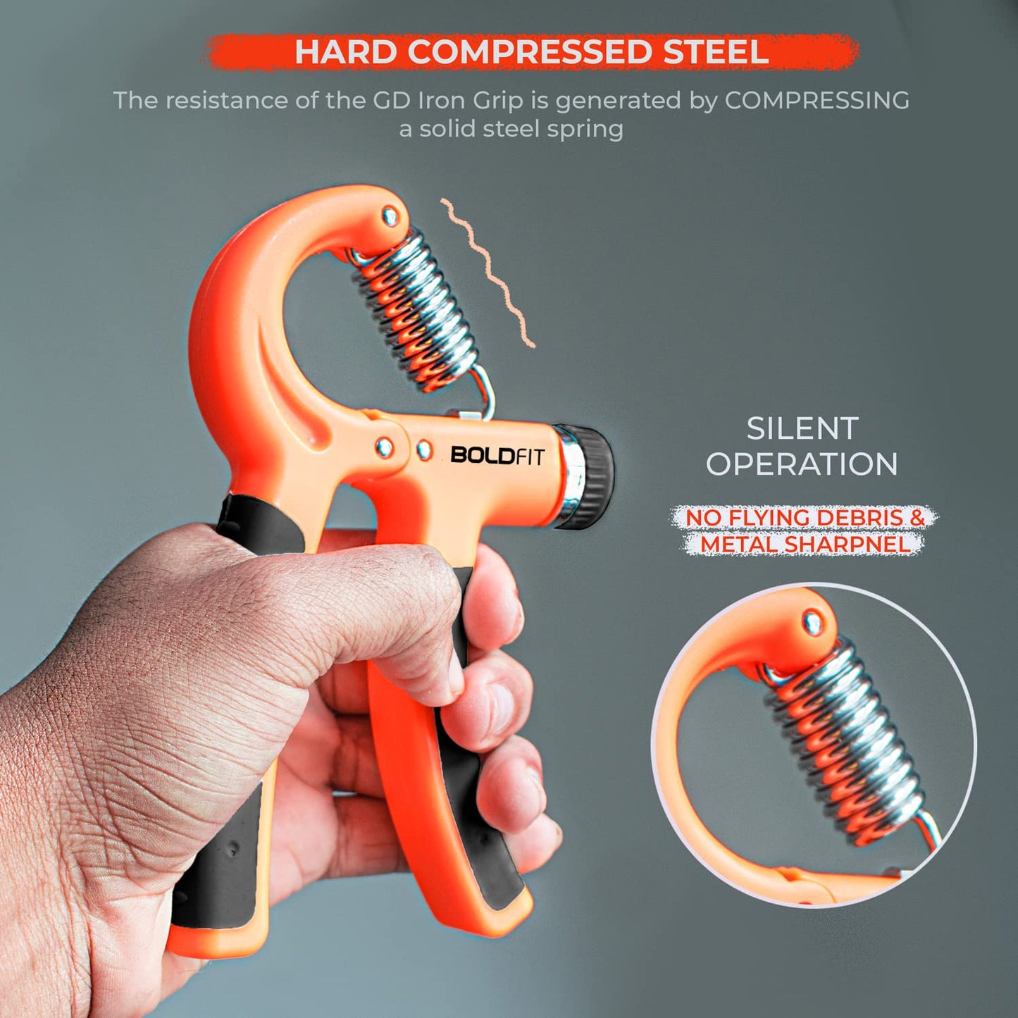 Boldfit Adjustable Hand Grip Strengthener
