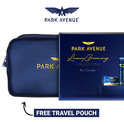 Park Avenue Luxury Grooming Collection 8 in 1 Combo Grooming Kit