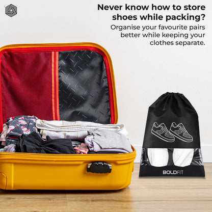 Boldfit Shoe Bag for Travel & Storage Organizer