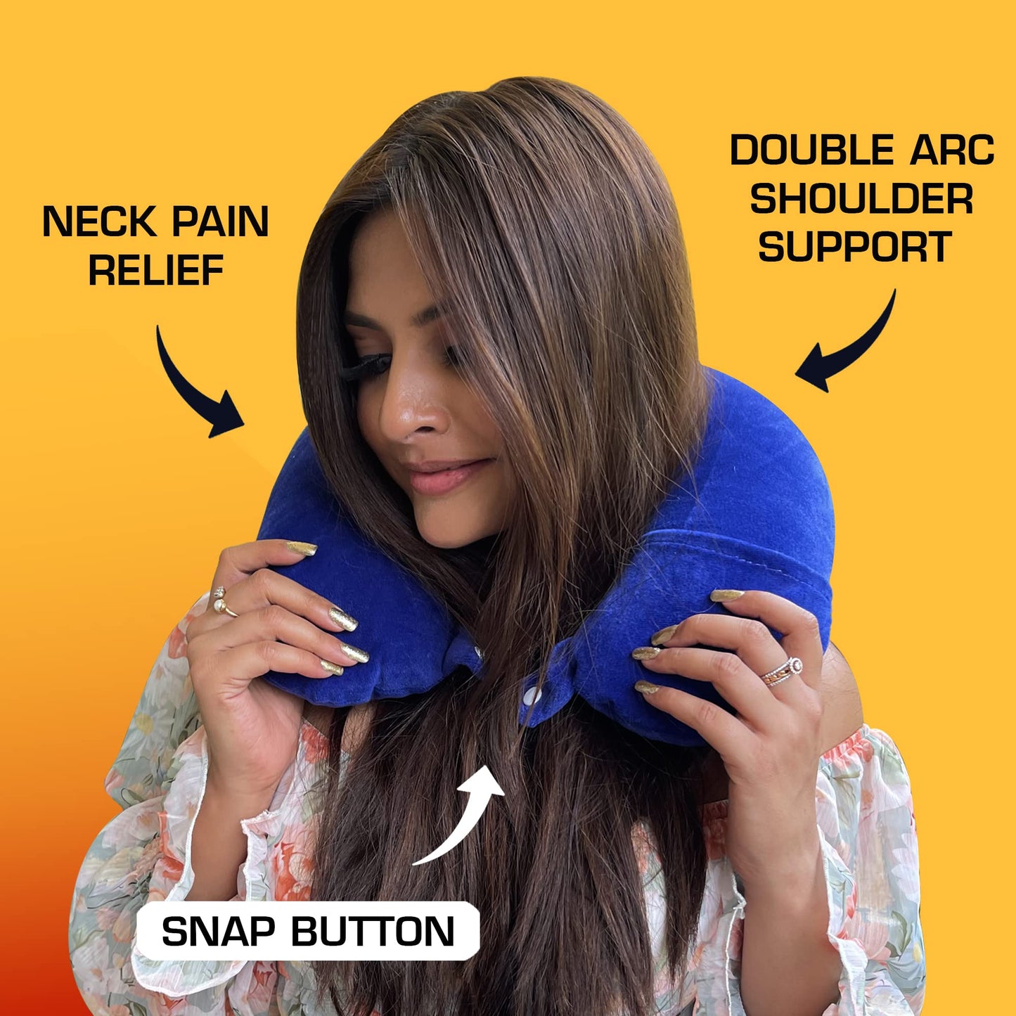 Billebon Premium Grey Neck Pillow