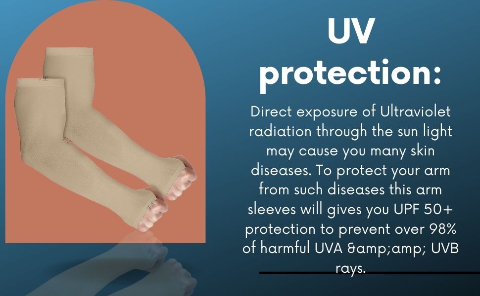 UV Sun Protection Arm Sleeves (Unisex)