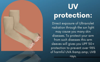 UV Sun Protection Arm Sleeves (Unisex)