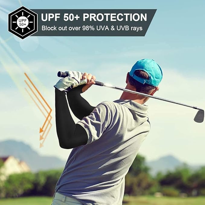 UV Sun Protection Arm Sleeves (Unisex)