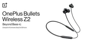 Oneplus Bullets Z2 Bluetooth Wireless in Ear Earphones with Mic