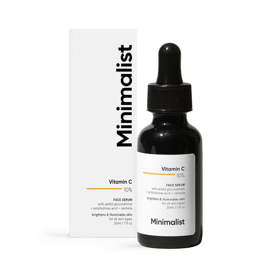 Minimalist 10% Vitamin C Face Serum | Formulated & Tested For Sensitive Skin 30ml
