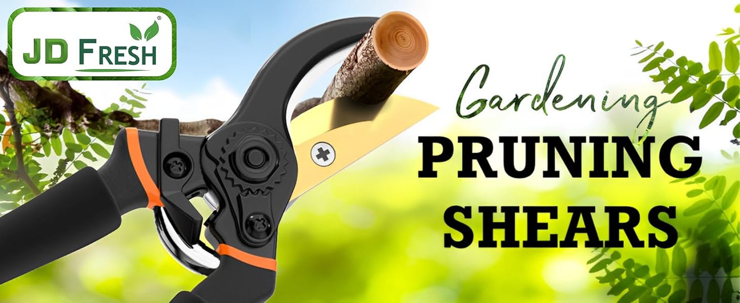 JD FRESH 8 Inch Heavy Duty Gardening Scissor