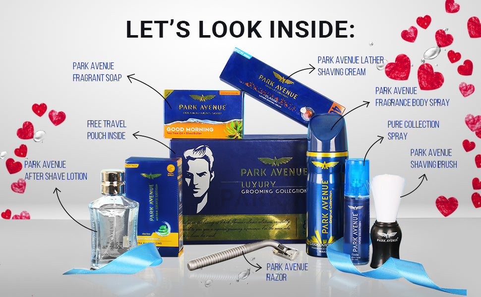 Park Avenue Luxury Grooming Collection 8 in 1 Combo Grooming Kit