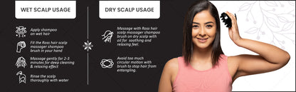 Ross Round Hair Scalp Manual Head Massager