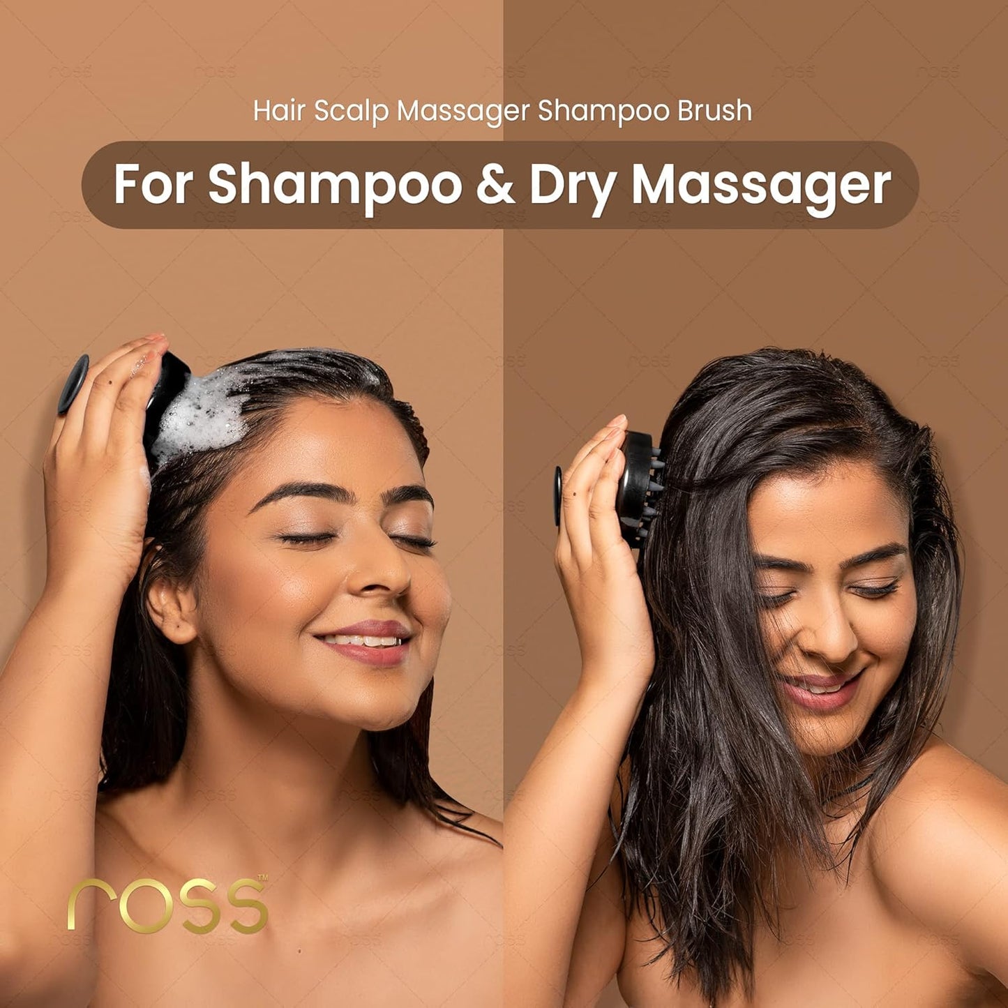 Ross Round Hair Scalp Manual Head Massager