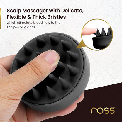 Ross Round Hair Scalp Manual Head Massager