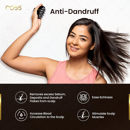 Ross Round Hair Scalp Manual Head Massager
