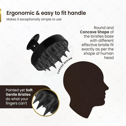 Ross Round Hair Scalp Manual Head Massager