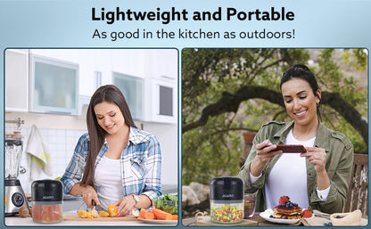 AGARO Elite Rechargeable Mini Electric Chopper