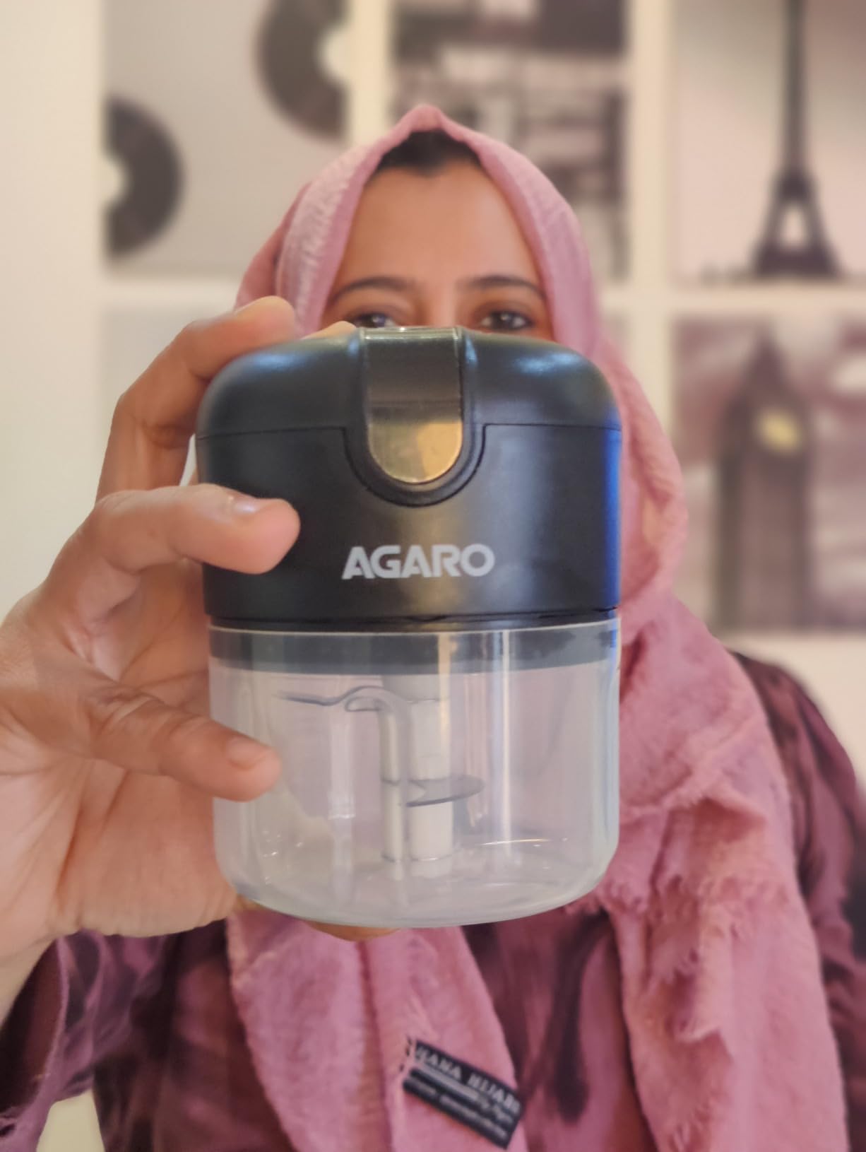 AGARO Elite Rechargeable Mini Electric Chopper