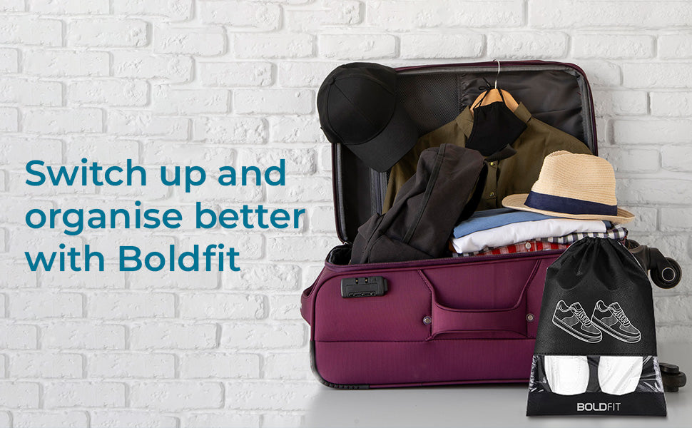 Boldfit Shoe Bag for Travel & Storage Organizer