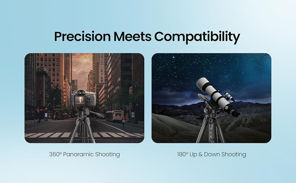 DIGITEK® 67 Inch Foldable Tripod Stand with Phone Holder