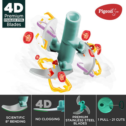 Mini Handy and Compact Vegetable & Fruit Chopper