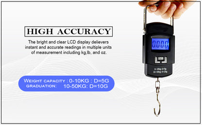 GLUN® Electronic Portable Digital LED Screen Luggage Weighing Scale